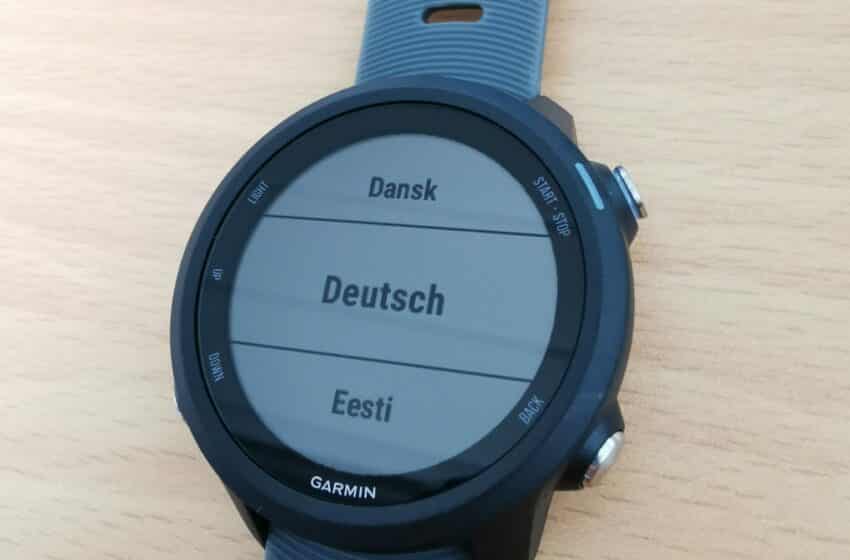 Garmin Forerunner 245 Installation