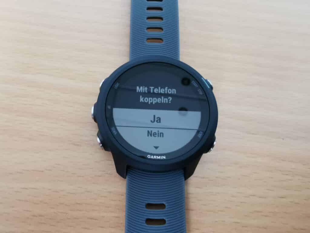 Garmin Forerunner 245 Koppeln