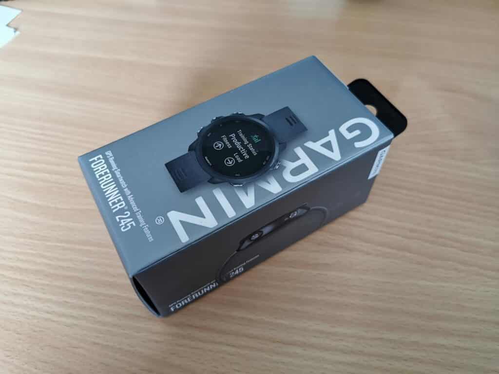 Garmin Forerunner 245 Verpackung