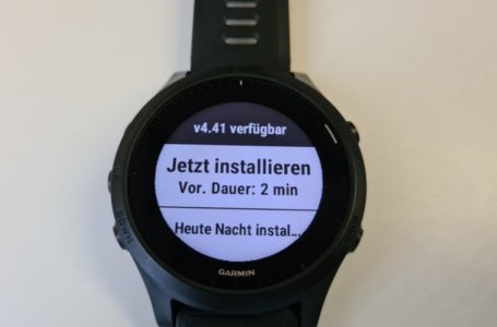 Firmware Update Forerunner