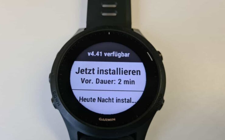 Firmware Update Forerunner