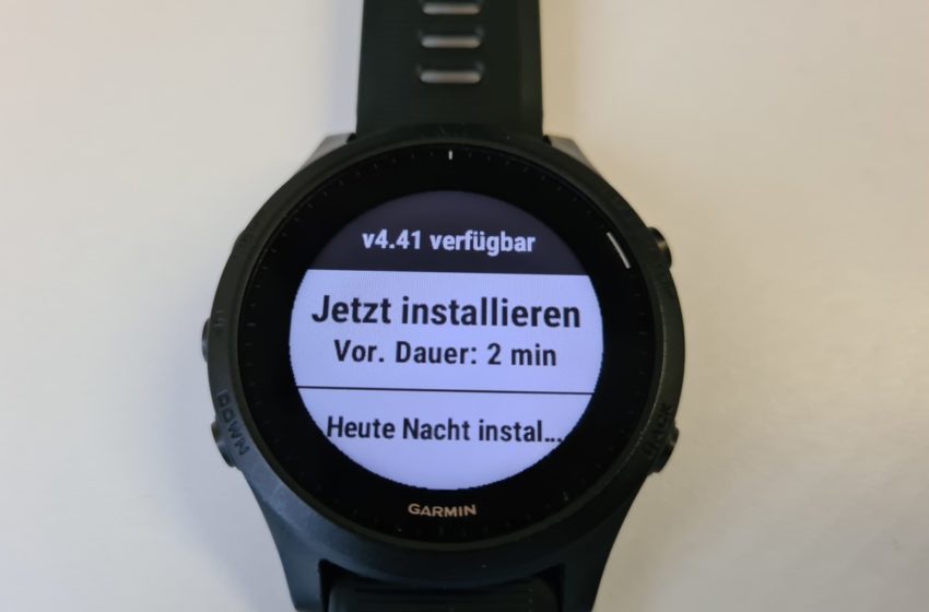 Firmware Update Forerunner