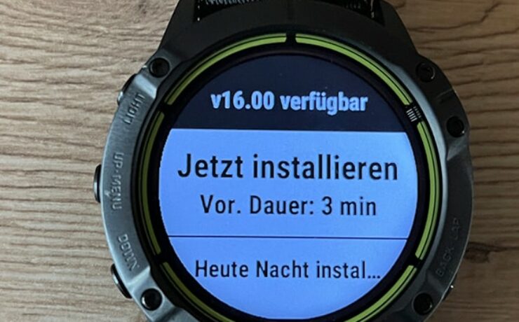 Wie update ich die Firmware Software der Garmin Enduro