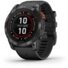 Garmin Fenix 7X Pro Solar (51mm) Sportuhr schwarz/schiefergrau