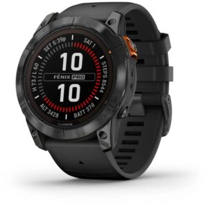 Garmin Fenix 7X Pro Solar (51mm) Sportuhr schwarz/schiefergrau