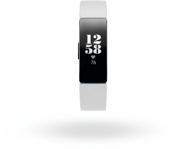 Fitbit Inspire HR Activity Tracker weiß/schwarz