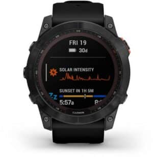 Garmin fenix 7X Solar Sportuhr schwarz/schiefergrau