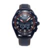 Alpina Alpiner X Smartwatch - Lederband |  Blau/Orange