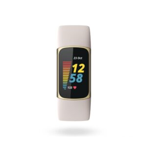 Fitbit Charge 5 - Lunar White/ Soft Gold