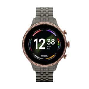 Fossil Gen 6 Smartwatch - 42mm | Gliederarmband | Roségold/Grau