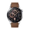 Huawei Watch GT3 - 46mm | Silber/Braun | Lederarmband