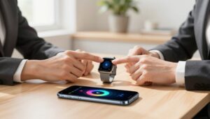 Wie funktioniert die Datenübertragung zwischen Laufuhr und Smartphone?